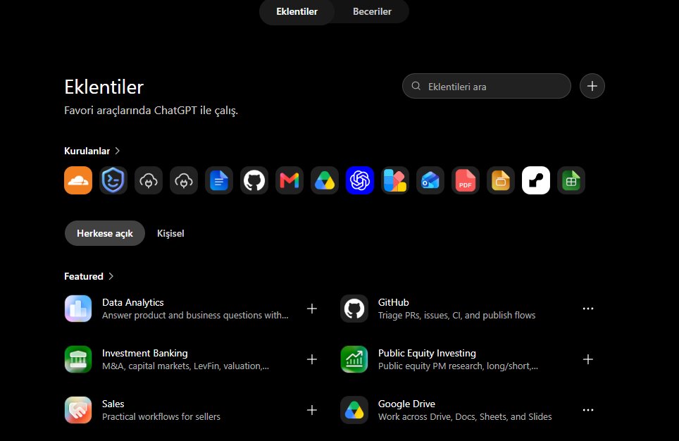 Eklentiler sayfasında sağ üstteki artı düğmesi